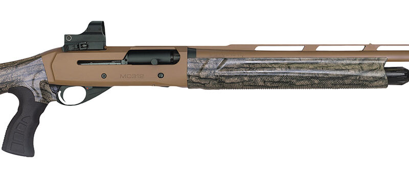 Girsan 390160 MC312 Gobbler 12 Gauge with 24" Barrel, 3.5" Chamber, 5+1 Capacity, Bronze Cerakote Metal Finish & Camo Fixed Pistol Grip Synthetic Stock Right Hand (Full Size) Includes Red Dot