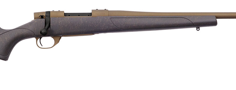 Weatherby VWB270NR4T Vanguard Weatherguard 270 Win 5+1 24" Barrel, Burnt Bronze Cerakote Metal Finish, Bronze Webbed Black Fixed Monte Carlo Stock