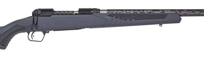 Savage Arms 57577 110 UltraLite Full Size 308 Win 4+1 22" Carbon Fiber Threaded Barrel, Black Melonite Drilled & Tapped Stainless Steel Receiver, Adj AccuStock Gray Synthetic Stock, Right Hand