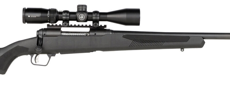 Savage Arms 57595 110 Apex Hunter XP 6.5 PRC 2+1 24", Matte Black Metal, Synthetic Stock, Vortex Crossfire II 3-9x40mm Scope