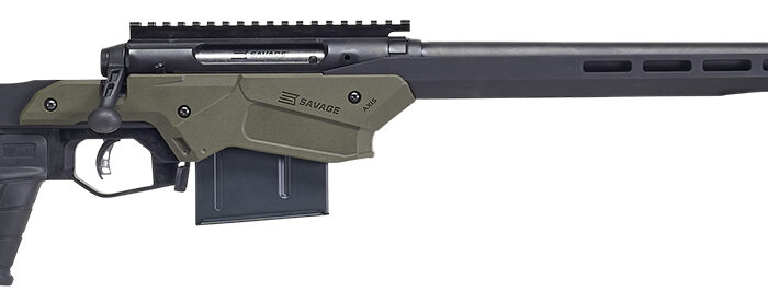 Savage Arms 57550 Axis II Precision 243 Win 10+1 22", Matte Black Barrel/Rec, OD Green Adjustable MDT Aluminum Chassis, Polymer Grip