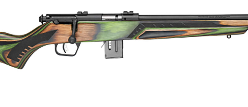 Savage Arms 91936 93 Minimalist Full Size 22 WMR 10+1 18" Matte Black Threaded Barrel, Matte Black Drilled & Tapped Carbon Steel Receiver, OD Green Boyd's Minimalist Laminate Stock, Right Hand