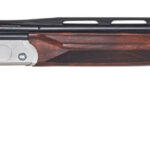 Stevens 23222 555 Trap 12 Gauge 3" 1rd 30" Vent Rib Barrel, Silver Aluminum Receiver, Turkish Walnut Fixed Adjustable Comb Stock Ambidextrous 1 119206
