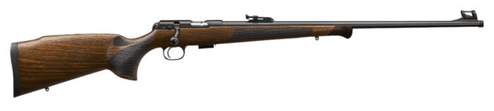 CZ-USA 02371 CZ 457 Premium Full Size 22 LR 5+1 24.80" Black Nitride Black Nitride Steel Receiver Turkish Walnut Monte Carlo w/Decorative Forend Tip Stock Right Hand