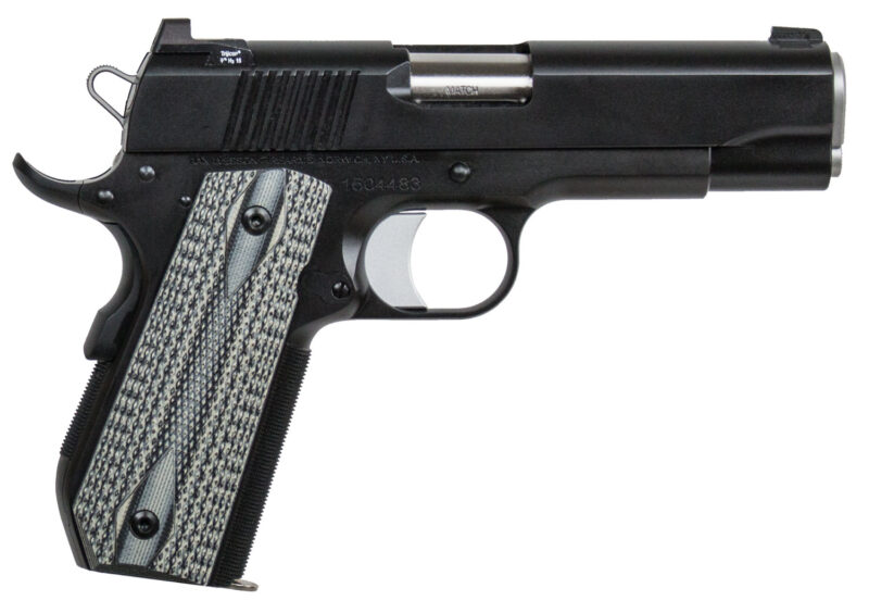Dan Wesson 01826 V-Bob  45 ACP 8+1 4.25" Stainless Match Grade Barrel, Black Duty Serrated Stainless Steel Slide & Frame w/Beavertail, Black/Gray G10 Grip, Ambidextrous