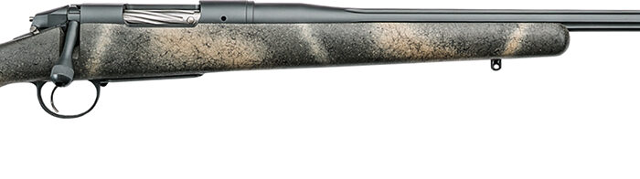 Bergara Rifles BPR3365 Premier Highlander 6.5 Creedmoor 4+1 24" Sniper Gray Cerakote Fluted Barrel, Sniper Gray Cerakote 416 Stainless Steel Receiver, Woodland Camo Grayboe Stock