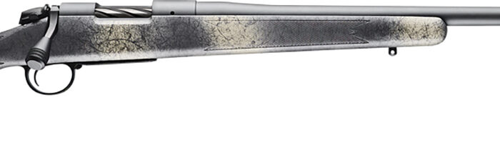 Bergara Rifles B14LM511 B-14 Wilderness Ridge 300 Win Mag 3+1 24" Threaded, Sniper Gray Cerakote Barrel/Rec, SoftTouch Woodland Camo Synthetic Stock, Omni Muzzle Brake