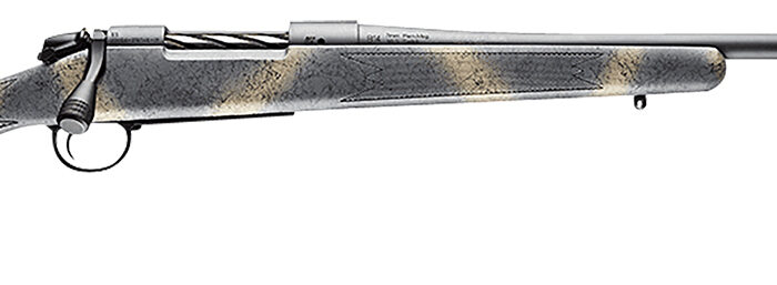 Bergara Rifles B14S112 B-14 Wilderness Hunter 6.5 Creedmoor 4+1 22", Sniper Gray Cerakote Barrel/Rec, SoftTouch Woodland Camo Synthetic Stock
