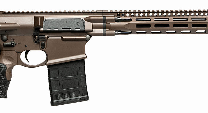 Daniel Defense 0215820057047 DD5 V4 Gen II 6.5 Creedmoor 18" 20+1 Mil-Spec Brown Cerakote Black 6 Position w/SoftTouch Overmolding Stock MLOK
