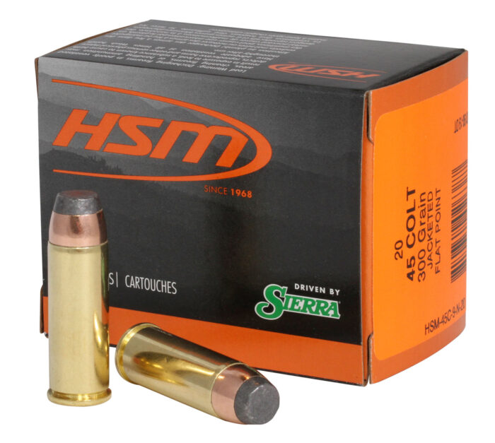 HSM 45C9N20 Pro Pistol  45 Colt 300 gr Jacketed Soft Point 20 Per Box/ 20 Case