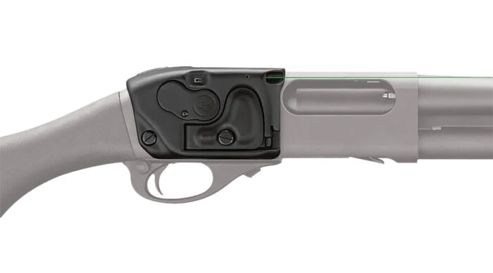 Crimson Trace 0181401 LS-870G Lasersaddle Green Laser Sight  Black Remington 870/TAC-14