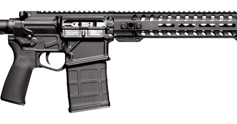 Patriot Ordnance Factory 01662 Rogue Direct Impingement 7.62x51mm NATO 20+1 16.50" Stainless Steel Barrel, Black Anodized Receiver, 11" Renegade Handguard, Synthetic 6 Position MFT Minimalist Stock