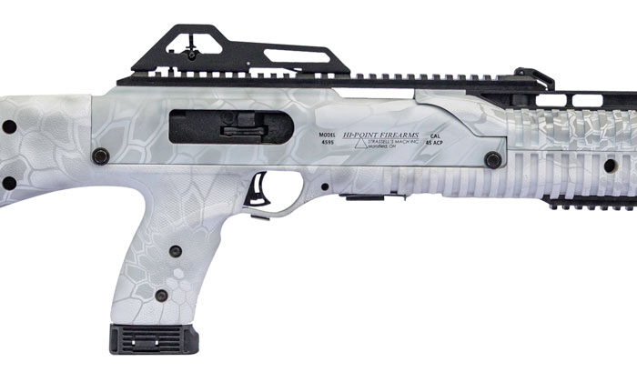 Hi-Point 1095TSKRYP 1095TS Carbine 10mm Auto 10+1 17.50" Threaded Barrel, Kryptek Yeti All Weather Skeletonized Stock, Kryptek Yeti Polymer Grip