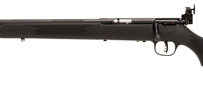 Savage Arms 28901 Mark I FVT Full Size 22 Long/22 Short/22 LR 1rd 21" Black Satin Heavy Barrel, Satin Black Carbon Steel Receiver, Black Fixed Synthetic Stock, Left Hand