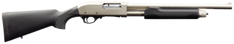 Charles Daly 930228 301 Tactical 12 Gauge Pump 3" 5+1 18.50" Black Vent Rib Barrel, Nickel Aluminum Receiver, Fixed Black Synthetic Stock