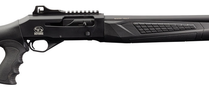 Charles Daly 930229 601 Tactical Full Size 12 Gauge Semi-Auto 3" 4+1 18.50" Black Steel Barrel, Black w/Picatinny Rail Aluminum Receiver, Fixed w/Pistol Grip Black Synthetic Stock