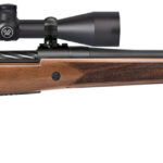 Mossberg 28127 Patriot 7mm Rem Mag Caliber with 3+1 Capacity, 24" Threaded/Fluted Barrel, Matte Blued Metal Finish & Walnut Stock Right Hand (Full Size) Includes Vortex Crossfire II 3-9x40mm Scope 1 120472