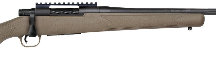 Mossberg 28090 Patriot Predator Full Size 6.5 PRC 4+1 24" Matte Blued Fluted Threaded Barrel, Matte Blued Stainless Steel Receiver w/Picatinny Rail, Flat Dark Earth Fixed Synthetic Stock, Right Hand