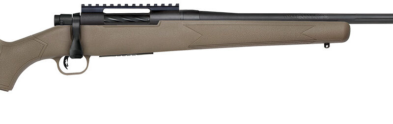 Mossberg 28090 Patriot Predator Full Size 6.5 PRC 4+1 24" Matte Blued Fluted Threaded Barrel, Matte Blued Stainless Steel Receiver w/Picatinny Rail, Flat Dark Earth Fixed Synthetic Stock, Right Hand