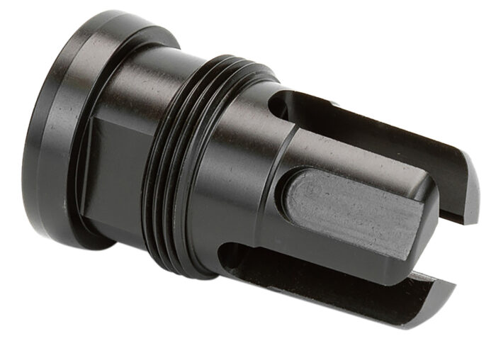 Griffin Armament TMMFH5824 Minimalist Taper Mount Flash Suppressor Black 17-4 Stainless Steel with 5/8"-24 tpi Threads, 1.80" OAL &  1.07" Diameter for 30 Cal