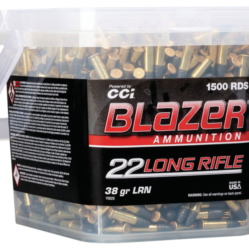 CCI 10025 Blazer Rimfire 22LR 38gr Lead Round Nose 1500/Box