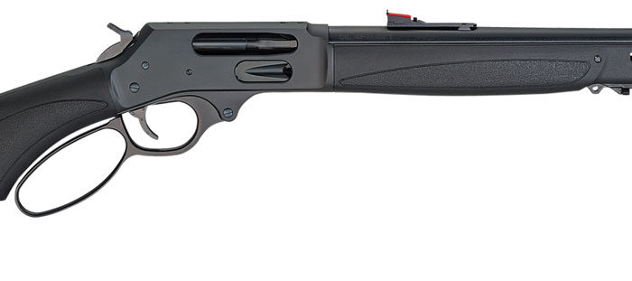 Henry H010X X Model  Full Size 45-70 Gov 4+1 19.80" Blued Steel Barrel, Blued Steel Receiver, Black Synthetic Stock Ambidextrous