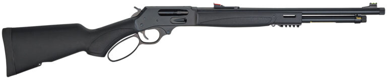 Henry H010X X Model  Full Size 45-70 Gov 4+1 19.80" Blued Steel Barrel, Blued Steel Receiver, Black Synthetic Stock Ambidextrous