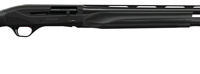 Retay USA GORBLK28 Gordion Waterfowl Inertia Plus 12 Gauge with 28" Deep Bore Drilled Barrel, 3" Chamber, 4+1 Capacity, Matte Black Anodized Metal Finish & Black Synthetic Stock Right Hand (Full Size)