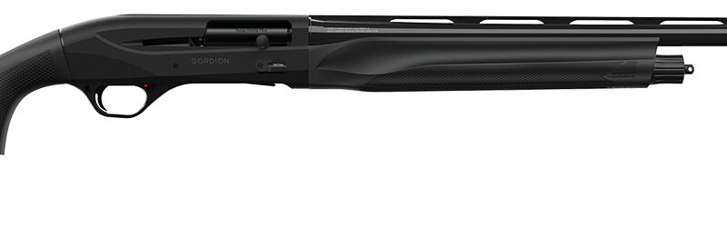 Retay USA GORBLK28 Gordion Waterfowl Inertia Plus 12 Gauge with 28" Deep Bore Drilled Barrel, 3" Chamber, 4+1 Capacity, Matte Black Anodized Metal Finish & Black Synthetic Stock Right Hand (Full Size)