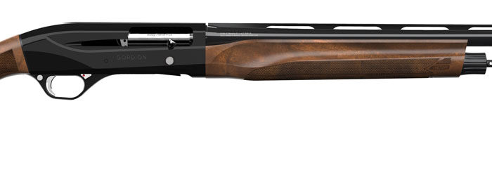 Retay USA GORPLBLK26 Gordion Upland Inertia Plus 12 Gauge with 26" Deep Bore Drilled Barrel, 3" Chamber, 4+1 Capacity, Polished Jet Black Metal Finish & Turkish Walnut Stock Right Hand (Full Size)