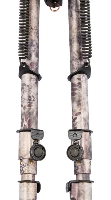 Harris Bipods 25C Swivel 25C Swivel Stud, 13.50"-27", Kryptek Highlander Steel/Aluminum, Rubber Feet