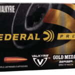 Federal GM224VLKBH2 Premium Gold Medal 224Valkyrie 80.5gr Berger Open Tip Match 20 Per Box/10 Case 2 121082