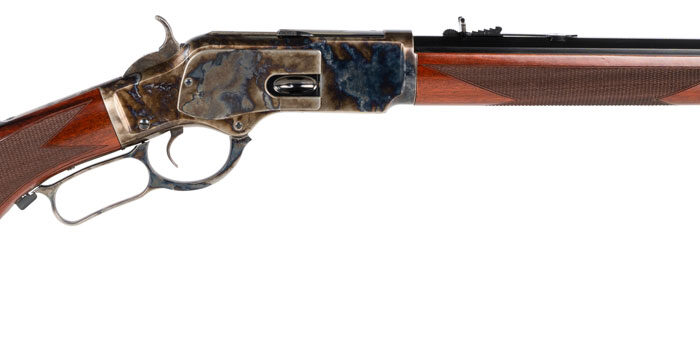 Taylors & Company 550202DE 1873 Taylor Tuned 357 Mag 10+1 18" 1/2 Octagon Barrel Walnut Fixed Pistol Grip Stock Color Case Hardened Right Hand