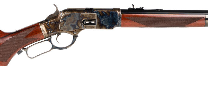 Taylors & Company 550202DE 1873 Taylor Tuned 357 Mag 10+1 18" 1/2 Octagon Barrel Walnut Fixed Pistol Grip Stock Color Case Hardened Right Hand