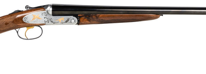 F.A.I.R. FRISPRDL1628 Iside De Luxe Prestige 16 Gauge 2rd 2.75" 28" Blued Barrel, Steel Receiver w/Silver Engraved Metal Finish, Walnut Stock, Gold Trigger