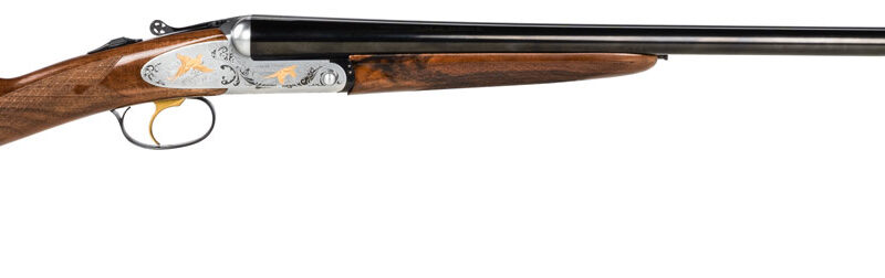 F.A.I.R. FRISPRDL1628 Iside De Luxe Prestige 16 Gauge 2rd 2.75" 28" Blued Barrel, Steel Receiver w/Silver Engraved Metal Finish, Walnut Stock, Gold Trigger