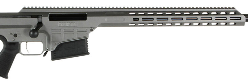 Barrett 18504 MRAD  338 Lapua Mag 26" 10+1 Tungsten Gray Cerakote Tungsten Gray Fixed Adjustable Comb Stock Black Polymer Grip Right Hand