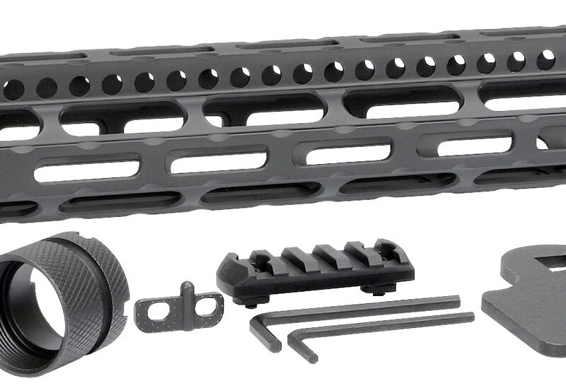 Midwest Industries MIULW12625 Ultralight  AR-15 Black Hardcoat Anodized Aluminum/Polymer 12.625" Picatinny/M-LOK
