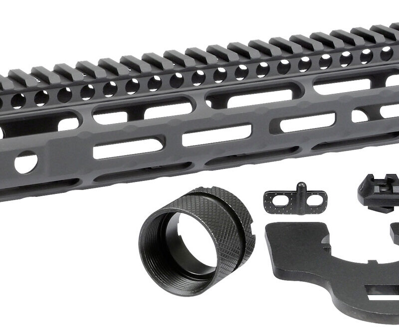 Midwest Industries MISLH12625 Slimline  AR-15 Black Hardcoat Anodized Aluminum/Polymer 12.625" Picatinny/M-LOK
