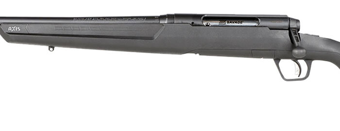 Savage Arms 57521 Axis II  Full Size 270 Win 4+1 22" Matte Black Sporter Barrel, Matte Black Carbon Steel Receiver Drilled & Tapped, Matte Black Fixed Synthetic Stock, Left Hand