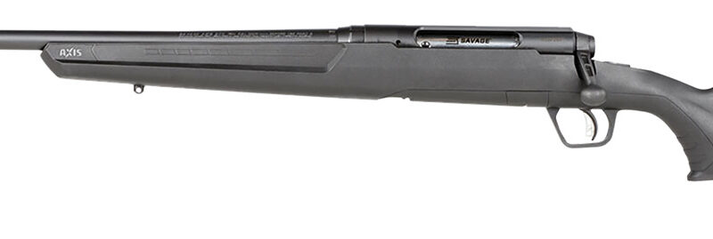 Savage Arms 57521 Axis II  Full Size 270 Win 4+1 22" Matte Black Sporter Barrel, Matte Black Carbon Steel Receiver Drilled & Tapped, Matte Black Fixed Synthetic Stock, Left Hand