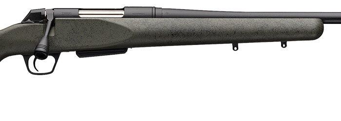 Winchester Guns 535732290 XPR SR 308 Win Caliber with 3+1 Capacity, 22" Threaded Barrel, Black Perma-Cote Metal Finish & Black Webbed Green Grayboe Renegade Long Range Stock Right Hand (Full Size)