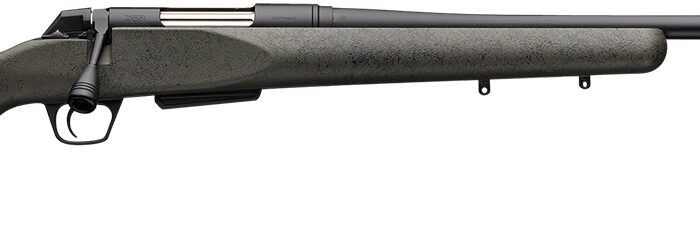 Winchester Guns 535732294 XPR SR 6.5 PRC Caliber with 3+1 Capacity, 22" Threaded Barrel, Black Perma-Cote Metal Finish & Black Webbed Green Grayboe Renegade Long Range Stock Right Hand (Full Size)