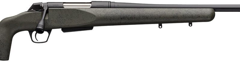 Winchester Guns 535732294 XPR SR 6.5 PRC Caliber with 3+1 Capacity, 22" Threaded Barrel, Black Perma-Cote Metal Finish & Black Webbed Green Grayboe Renegade Long Range Stock Right Hand (Full Size)