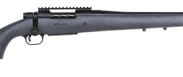 Mossberg 28103 Patriot Long Range Hunter 6.5 Creedmoor Caliber with 5+1 Capacity, 22" Threaded/Fluted Barrel, Matte Blued Metal Finish & Sniper Gray Fixed Monte Carlo Stock Right Hand (Full Size)