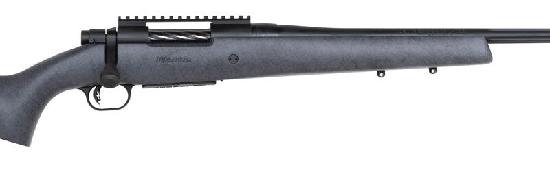 Mossberg 28104 Patriot Long Range Hunter 6.5 PRC Caliber with 4+1 Capacity, 24" Threaded/Fluted Barrel, Matte Blued Metal Finish & Sniper Gray Fixed Monte Carlo Stock Right Hand (Full Size)