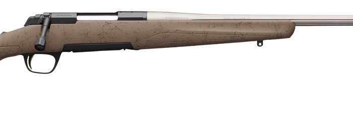 Browning 035513297 X-Bolt Western Hunter 300 PRC 3+1 26" MB Matte Blued Spider Webbed Flat Dark Earth Cerakote Hard Core Fiber-Fusion with Adjustable Comb Stock Right Hand (Full Size)