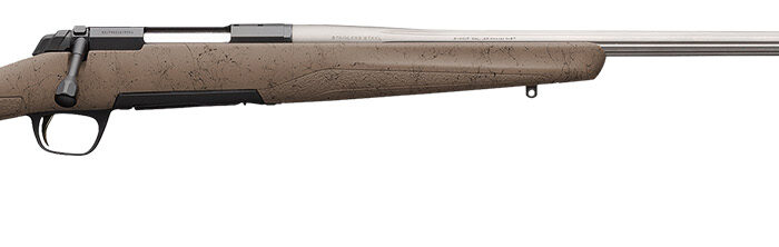 Browning 035514294 X-Bolt Western Hunter Long Range 6.5 PRC 3+1 26" MB Matte Blued Spider Webbed Flat Dark Earth Cerakote Hard Core Fiber-Fusion with Adjustable Comb Stock Right Hand (Full Size)