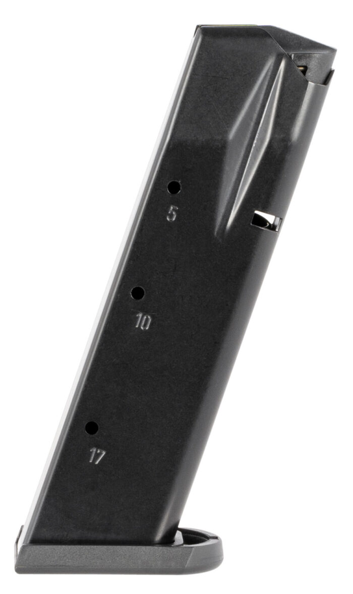 Mec-Gar MGWIT9SFAFC Standard  17rd 9mm Luger Fits Tanfoglio Witness Small Frame Blued w/Anti-Friction Coating Carbon Steel