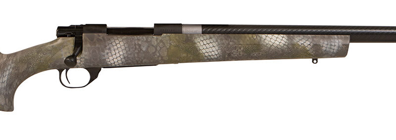 Howa HGCF65CKTS M1500 Hogue 6.5 Creedmoor 5+1 24" Black Carbon Fiber Steel Barrel, Black Steel Receiver, Kratos Camo Hogue OverMolded Synthetic Stock